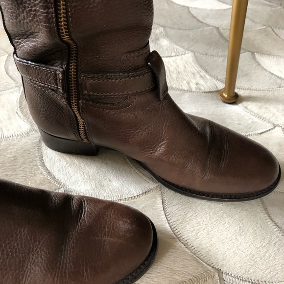 Chocolate Brown Tory Burch Riding Boots - Picture 4 of 7